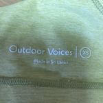 Outdoor Voices  Yellow Scoop Neck Cutout Athletic Sports Bra Top Size XS Photo 2