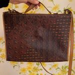Escada vintage leather shoulder hand briefcase Photo 4