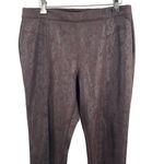 Premise  Faux Snakeskin Brown Legging Large New Photo 1