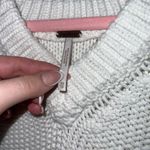 Free People White knit v neck sweater Photo 2