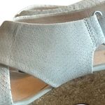 Clarks Maritsa Lara Slingback Sandals Wedge White Snake Textured Size 11 Women's Photo 7