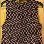 ZARA Trafaluc Geometric Sleeveless Plunging Deep V-Neck Mini Dress Size Small Photo 6