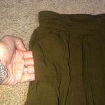 Lacausa Willow Tapered Leg Rayon Slim Casual Pant Olive Green Large Photo 3