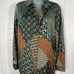Rachel Roy  Multicolored Top Size Medium EUC Photo 2