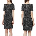 Reiss  Janella Black‎ Lace Sheath Dress Short Sleeve Size 4 Photo 1