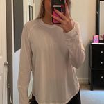 Lululemon White Long Sleeve Shirt Photo 0