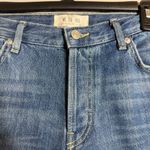 We The Free Free People  Maggie Mid-Rise Straight Leg Jeans Women's 25 Blue NWT Photo 6