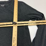 Athleta  Shirt Womens Small Grey Black Uptempo Long Sleeve Curved Hem Top Photo 9