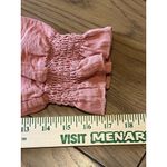 Hem & Thread  ANTHROPOLOGIE Mauve Summer Blouse With‎ Ruffles Size Large Boho Photo 7
