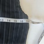 Joie NWT  pleated sleeveless shirt dress collared button down black size small Photo 13