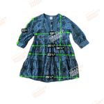 Anthropologie dRA Los Angeles Yara Eyelet Mini Dress L Cornflower Blue Cotton Size L Photo 7