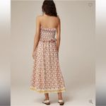 J.Crew  Ravenna dress in sunset rose block-print ramie Photo 2