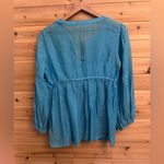 Calypso St. Barth Calypso Christine Celle Size XSmall Cotton Silk Blend Boho Embroidered Blouse Photo 9