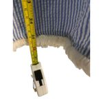 J Gee 2X Boho Peasant Tunic Dress Seersucker Embroidered Fringe Hem Off Shoulder Blue Size undefined Photo 5