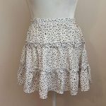 Princess Polly White Polka Dot Skirt Photo 0