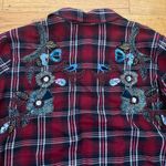 ZARA  Beaded Plaid Mini Dress Size Small Photo 9