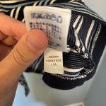 Lands' End  Womens Blue‎ White Striped Long Sleeve Sheath Dress Photo 10