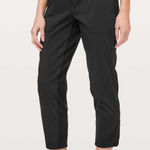 Lululemon  Dance Studio Crop 25" Black Jogger Pants Womens 8 Relaxed Athleisure Photo 0