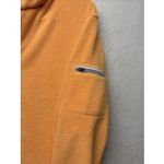 Horny Toad  Orange Quarter Zip Fleece Pullover Jacket Sweater Womens Size M Photo 2