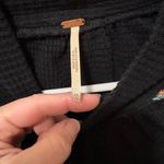 Free People Technicolor dream embroidery metallic waffle dolman crop XS Photo 6