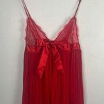 Victoria's Secret New Victoria’s Secret VERY SEXy Pleated babydoll red bow size medium Photo 0