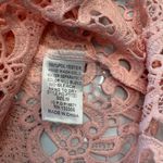 Pastel All Lace Top Size Medium Color Peach EUC Photo 4