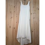 Lulus NWT  Loving Fate White Bow Square Neck Backless Maxi Dress Wedding Size 1X Photo 2