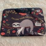 15” Laptop cover / bag Sloth Fallow your dreams so cute brand new Photo 7