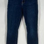 7 For All Mankind Jeans Womens 29 Blue Whiskering Denim Cotton Stretch Mid Rise Photo 0