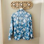 Urban Outfitters BDG by Floral Denim Button Down Shirt Blue Sz Small Photo 5
