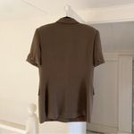 Jones New York  Vintage 90s Silk Double Breasted Short Sleeve Blazer Jacket 6 Photo 5