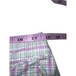 Lady Hagen  Shorts Size 14 Plaid Mid Rise 10" Inseam Golf Light Purple & Green Photo 5