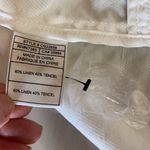 Cupcakes and Cashmere  White Open Blazer Linen Tencel Medium Photo 7