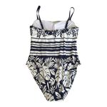 La Blanca Women's One Piece Swimsuit Blue White Floral Size 16 Tummy control Photo 2