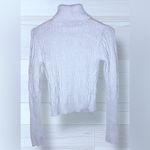 ZARA  KNIT Women’s Long Sleeve Cable Knit Turtleneck Sweater Photo 3