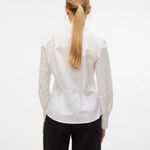 VERO MODA  Long Sleeve Solid Button Up Shirt VMANNA SHIRT Medium NWT Photo 2