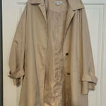 Via Spiga Classic Tan Waterproof Trench Coat Size L Photo 0