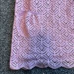 Shoshanna coverup crochet lavender cute dress large NWOT Purple Sleeveless Lace Photo 2