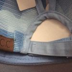 Women’s Pastel Baby blue pony tail hat Photo 1