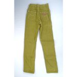 Maverick Blue Bell Vintage Denim Mom Jeans Womens Size 7/8 Slim Mustard Straight Yellow Photo 2