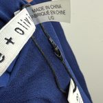 Alice + Olivia  Indigo Silk Draped Mini Dress Photo 7