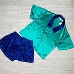 Victoria's Secret Nwt  Vintage intimate silky short sleeve shirt pajama set pajam Photo 0