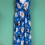 Pink Lily Blue Floral Sea Breeze Maxi Dress Photo 1