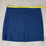 DKNY  Pinstripe Mini Skirt Size 12 Navy‎ Linen Blend Casual Career Photo 6