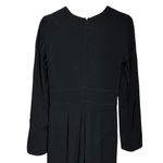 Reformation Mayhem Jumpsuit Black Lenzing Viscose Rayon Plunge Neckline Size 4 Photo 8
