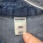 Old Navy Y2K Chambray Shirt Utility Dress Button Up Preppy Casual Travel Wmn S Photo 2