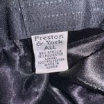 Preston & York Vintage Faux Fur Hat Black Stay Put Band Satin Lined OS Korea Photo 7