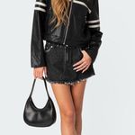 Navy Biker jacket Blue Photo 5