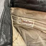 Vintage walkers riding apparel western wear horseback riding leather Pants small Black Photo 4