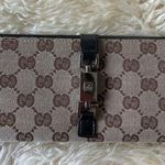 Gucci EXCELLENT CONDITION! Authentic GG Monogram Logo Jackie Wallet Photo 0